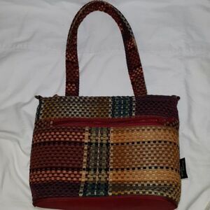 Donna Sharp Woven Plaid Purse Shoulder Bag‎